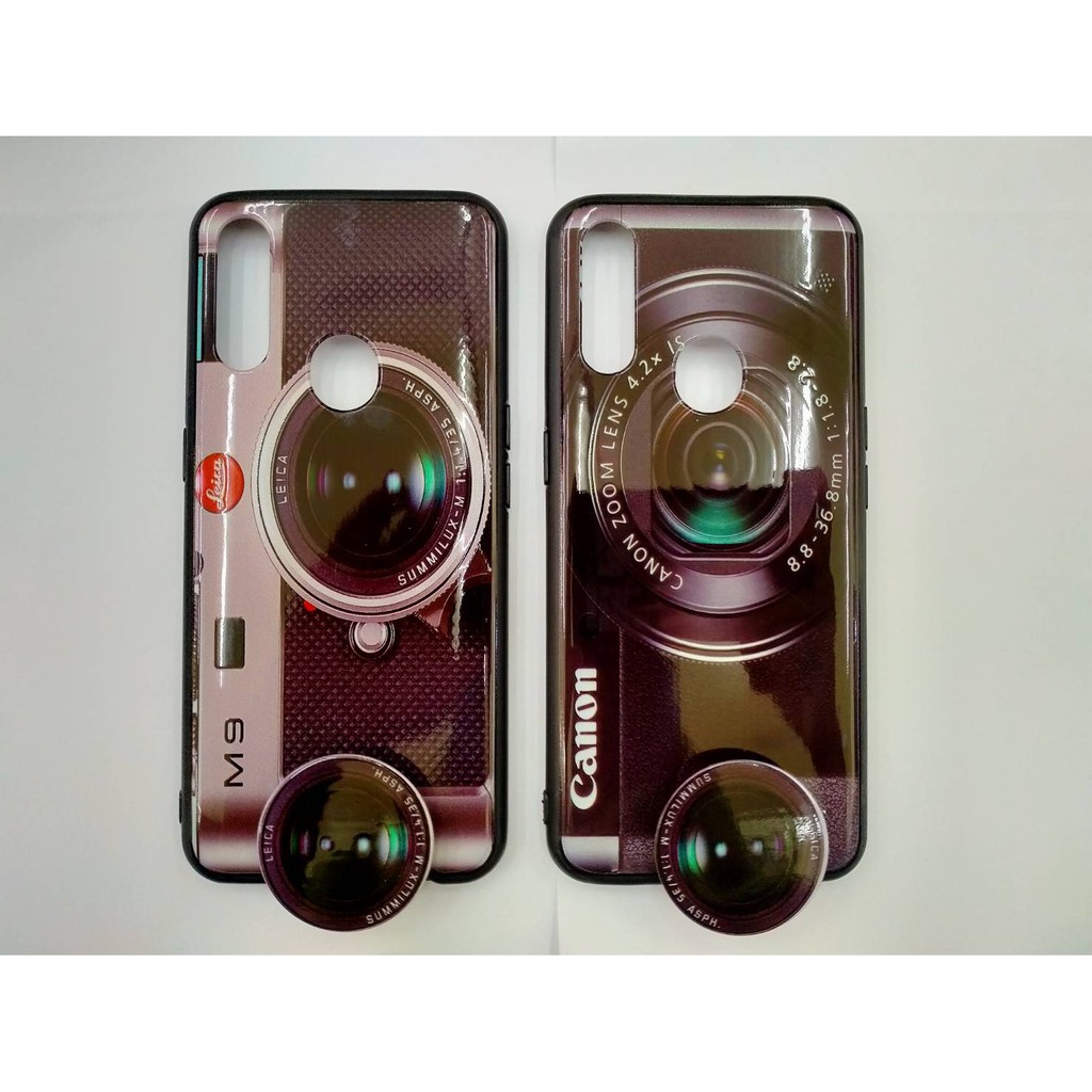 Casing OPPO A8 / A31 Case Fuze Casing Camera GRATIS Popsocket Karakter Lucu