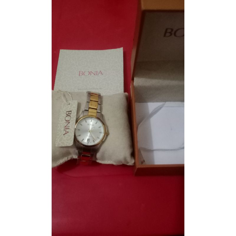 Preloved jam Bonia ORIGINAL bnb100962112 Beli langsung di store toko jam JUNGHANS Sudirman foto terl