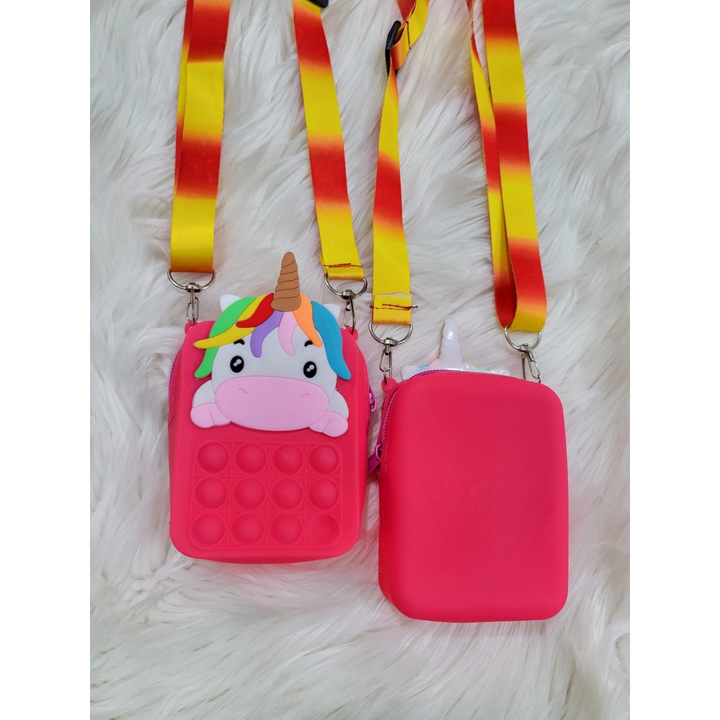 TAS ANAK JELLY C5352 TAS SELEMPANG ANAK KARAKTER TAS FASHION ANAK TAS POP IT ANAK TERLARIS