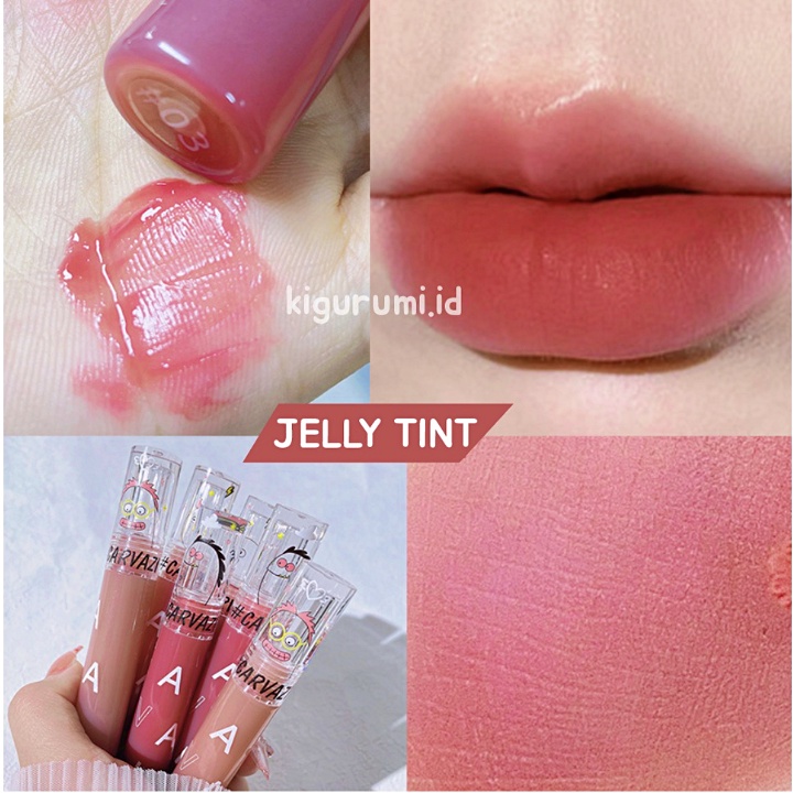 CAPPUVINI Monster Jelly Lip Cream Watery Luminous Lip Glaze Lipstik Liptint