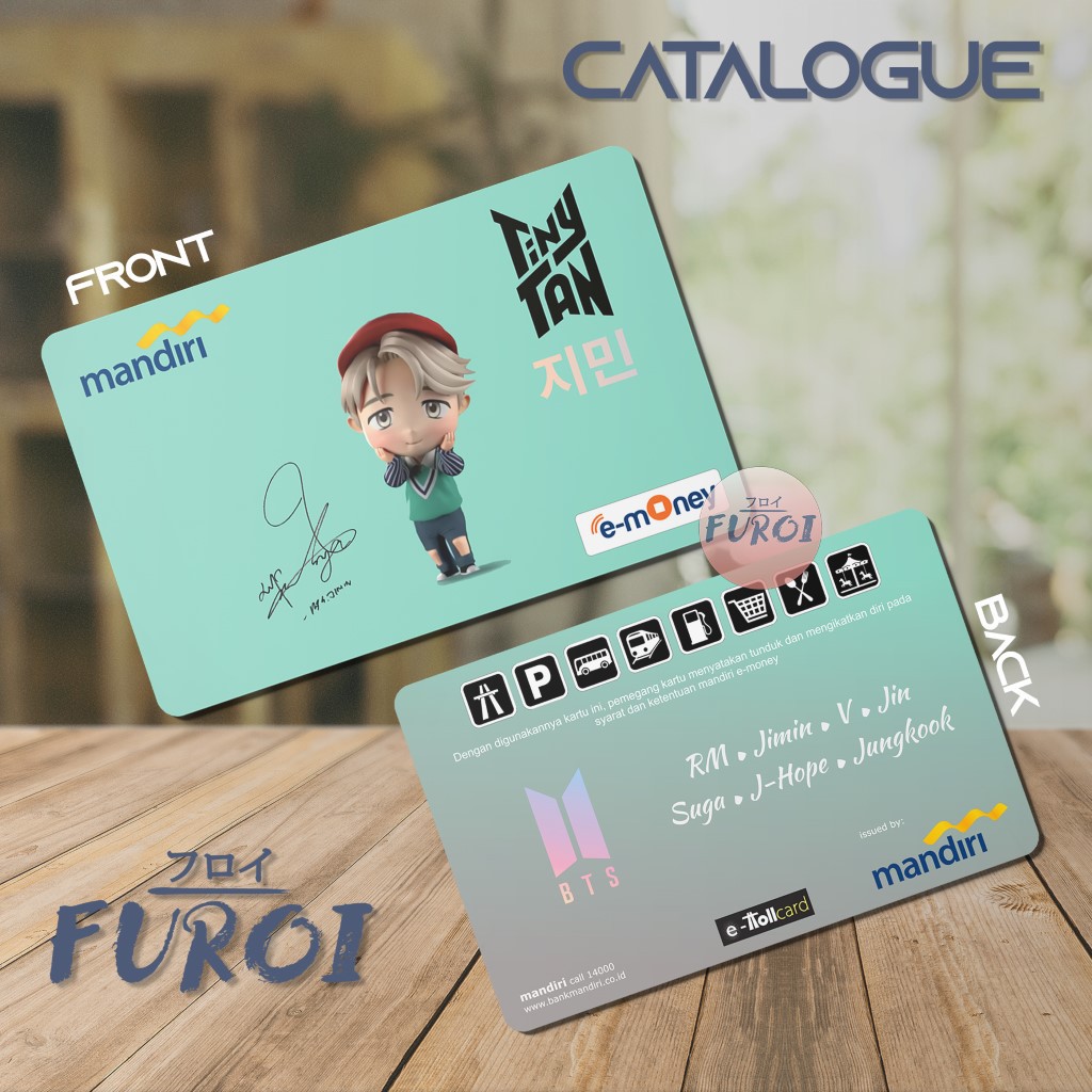 Custom Flazz BCA | Custom Emoney Mandiri | BTS Tiny Tan Members