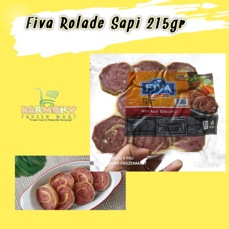 

Fiva Rolade Sapi 215gr isi 9