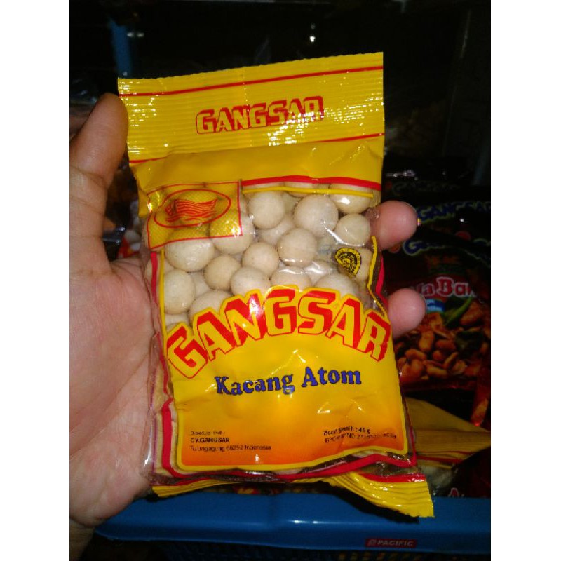 

KACANG ATOM GANGSAR ENAK MURAH 45GRAM