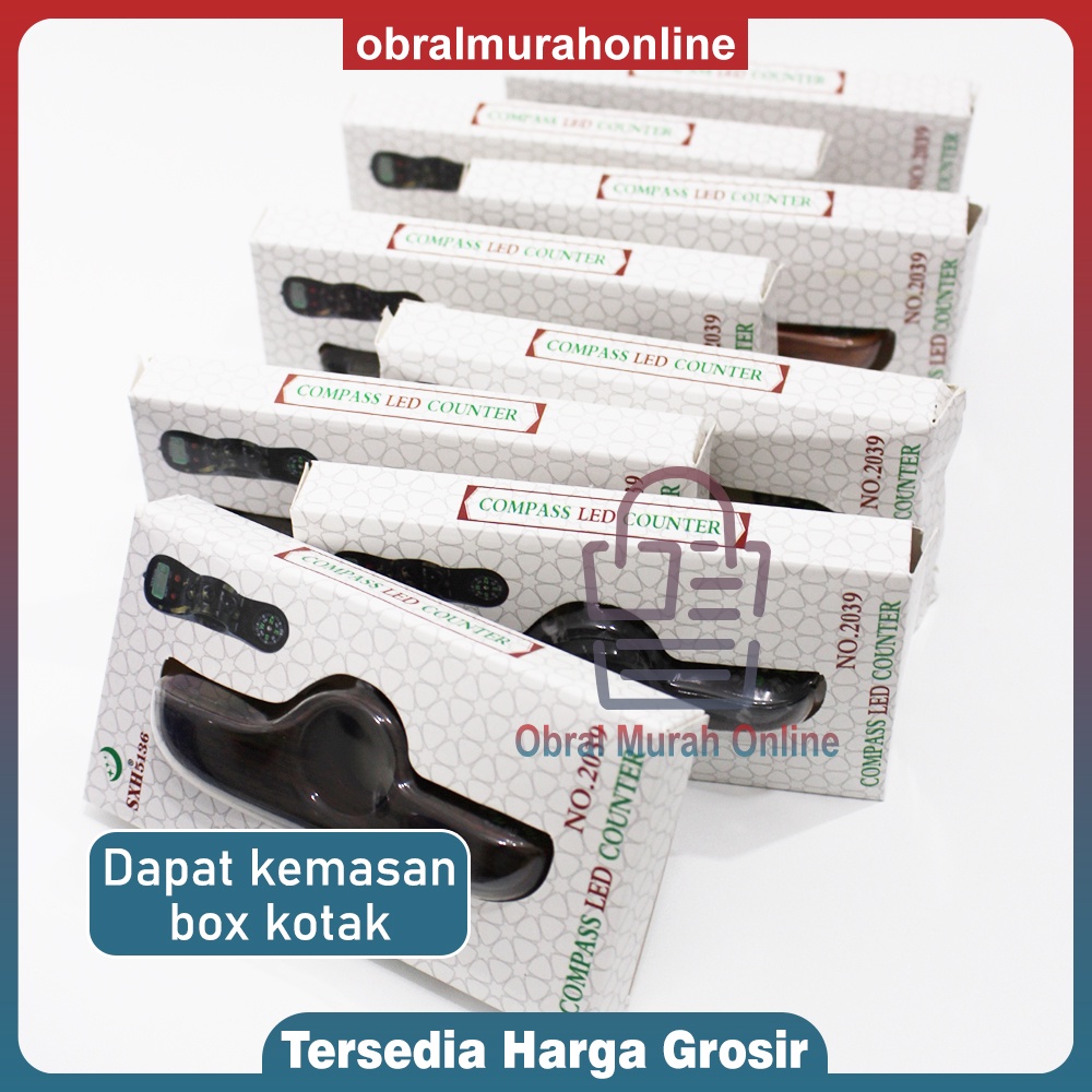 Tasbih Digital LED Kompas Marmer