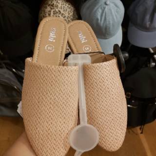  SANDAL  SELOP WANITA RUBI  ESSENTIAL AVERY MULE TOE Shopee 