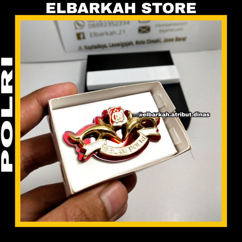 pin polisi selampolri [real pic 100%original]