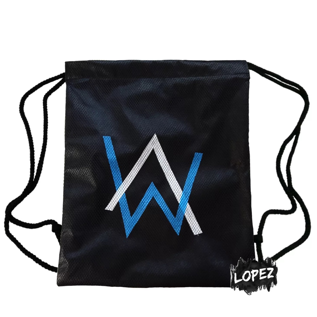 Tas Jaring Alan Walker / Tas Serut Musik DJ Alan Olav Walker / String Bag Music Faded Lopez