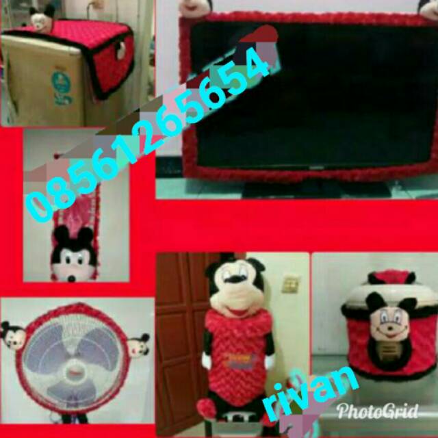 Homeset 6in1 karakter miki mouse