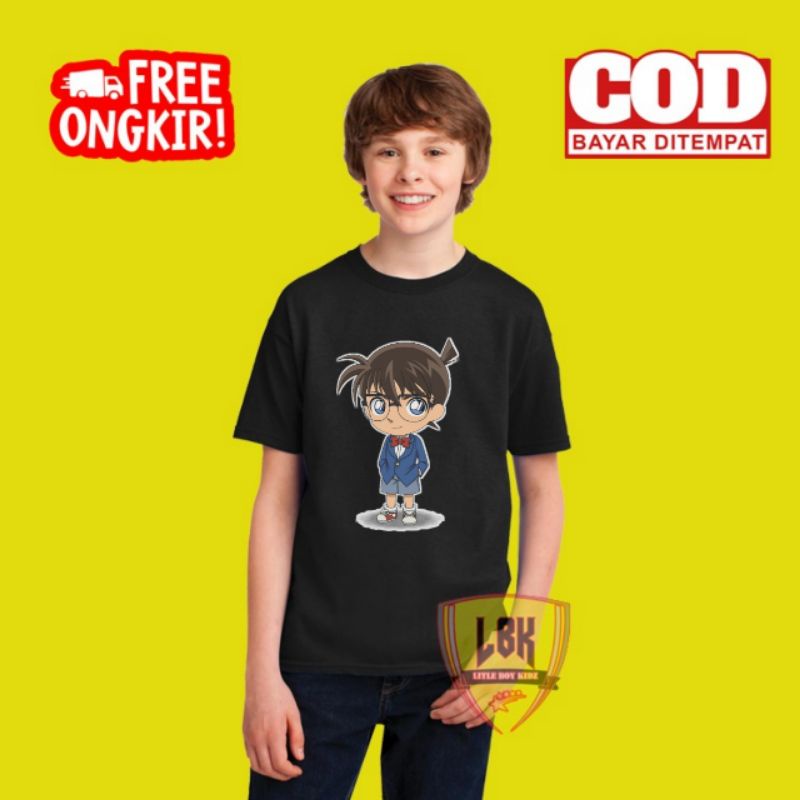 KAOS ANAK DETECTIVE CONAN / BAJU ANAK DETECTIVE CONAN / BAJU KAOS ANAK DETECTIVE CONAN TERBARU