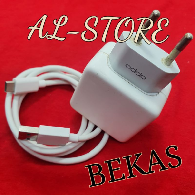 Charger Langsung Dari Oppo Vooc Bawaan HP Reno 3 2 2F 10X Zoom kabel Tipe C 4 Amper Casan Original F