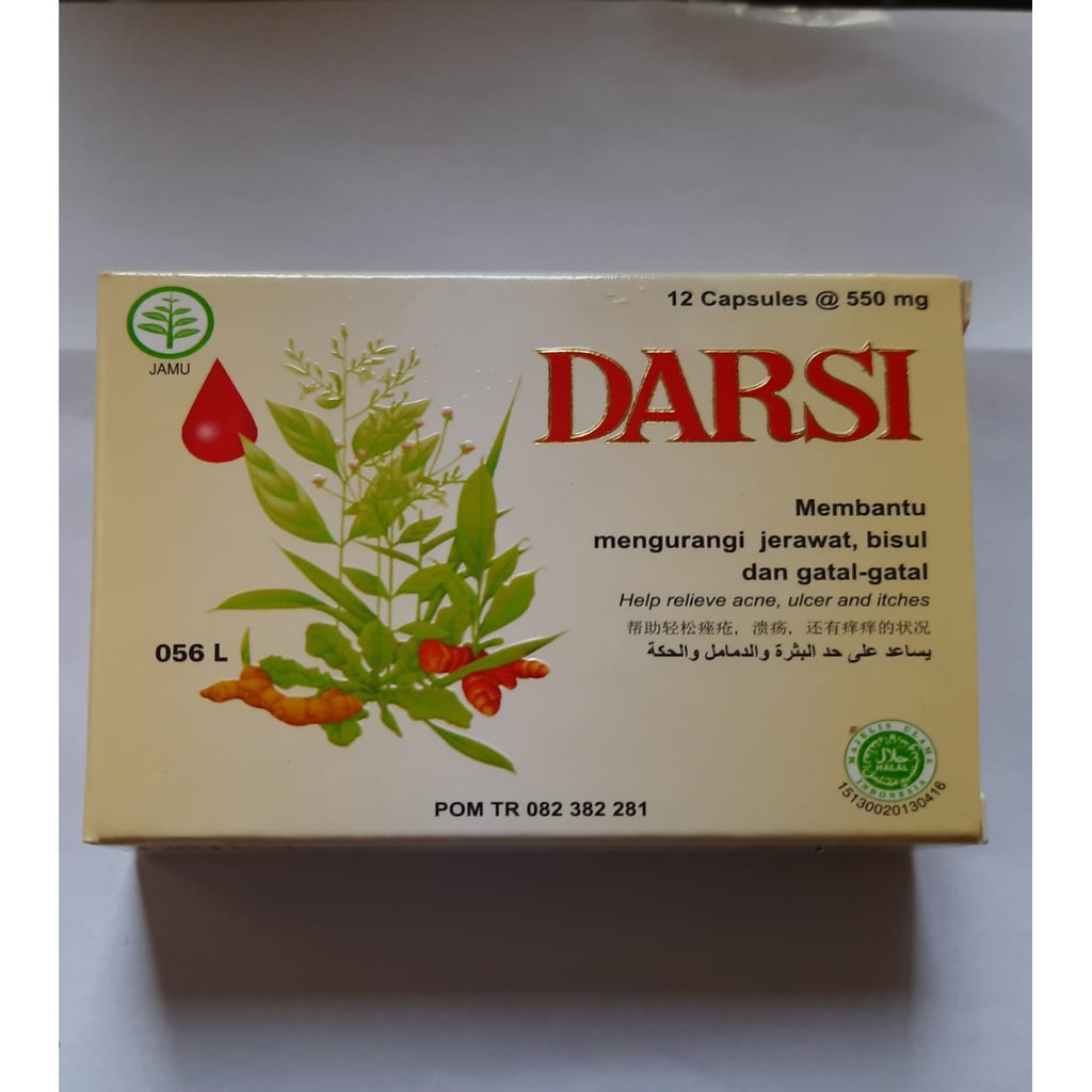 DARSI Kapsul - obat jerawat darah kotor bisul ampuh