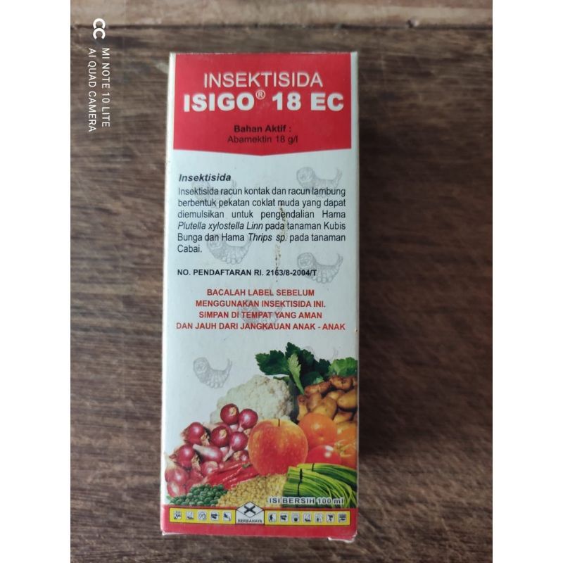 Insektisida isigo 100ml insektisida pestisida Obat Pertanian obat sawah