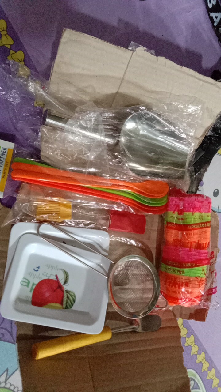 Sendok Teh Dan Es Buah Plastik Panjang