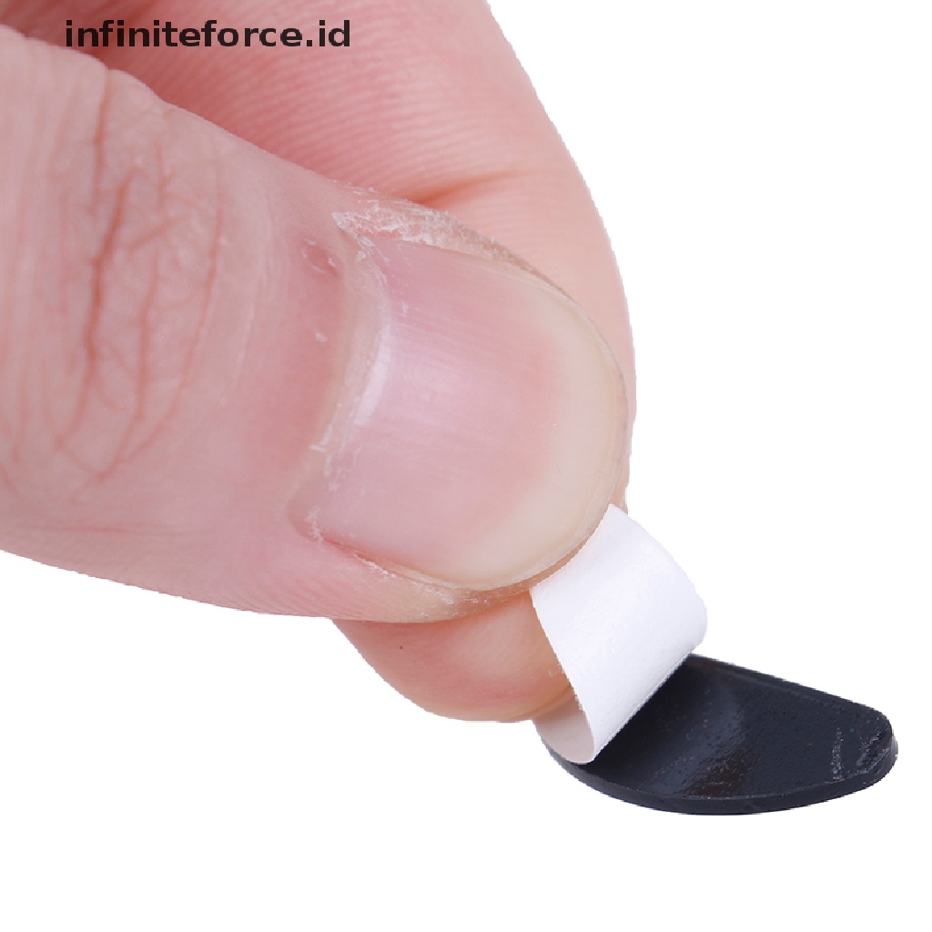 Infiniteforce.id 10pcs Bantalan Hidung Bahan Silikon Tipis Anti Slip Untuk Kacamata