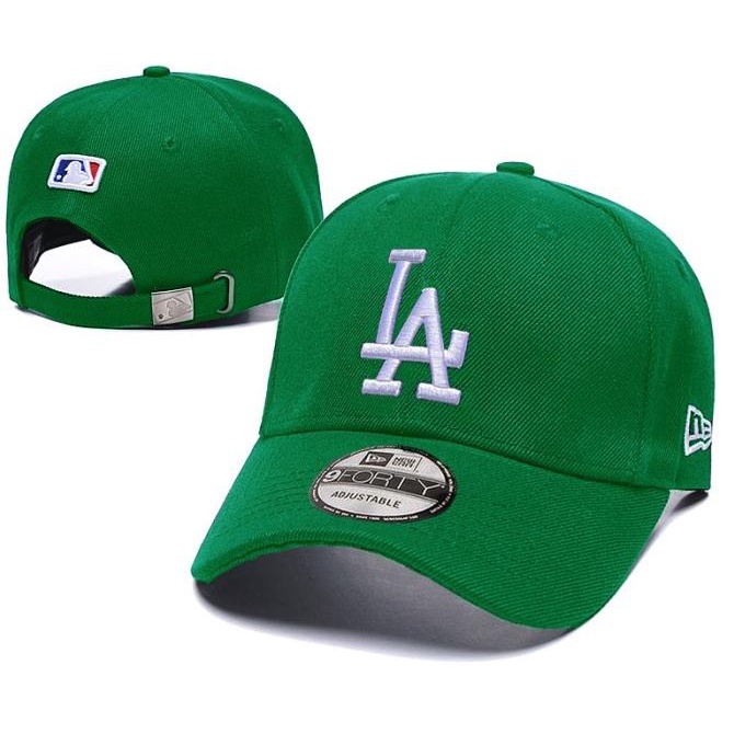 Topi La Dodgers Green Hijau Los Angeles New Era 9Forty Premium Basebal