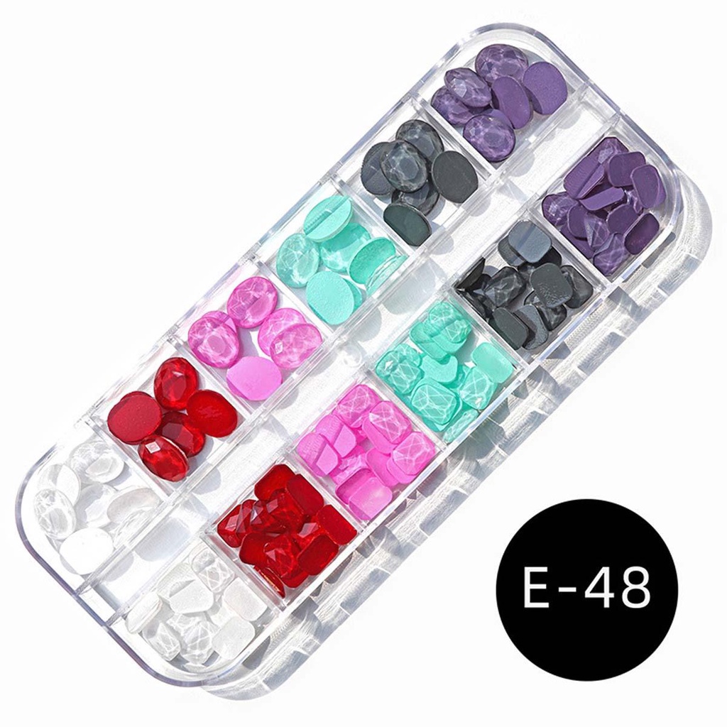 AUGUSTINA Agustin 3D Dekorasi Nail Art Perhiasan Hati Crystal Manicure