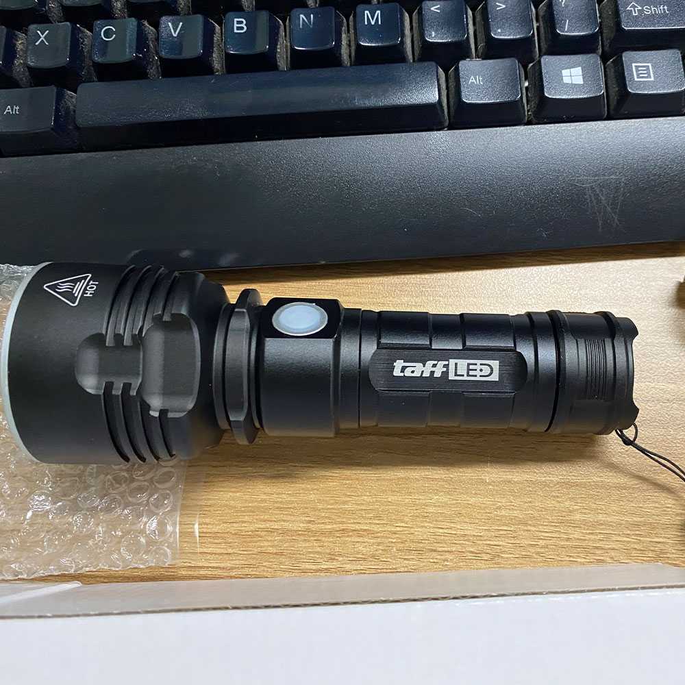 FatihShop TaffLED Senter LED USB Rechargeable L2 XHP50 25W 1000 Lumens - XLML2