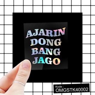 Sticker Harta Tahta Sticker Nama 3 Kata 3 Paragraf Hologram Stiker Cutting Kata Kata Shopee Indonesia