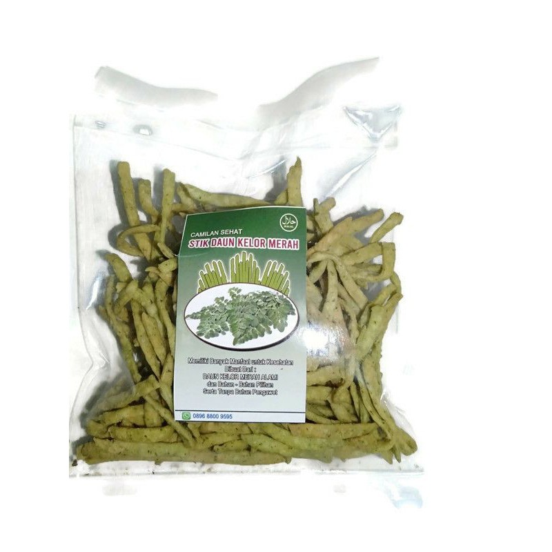 

Cemilan Sehat ( STIK DAUN KELOR MERAH)