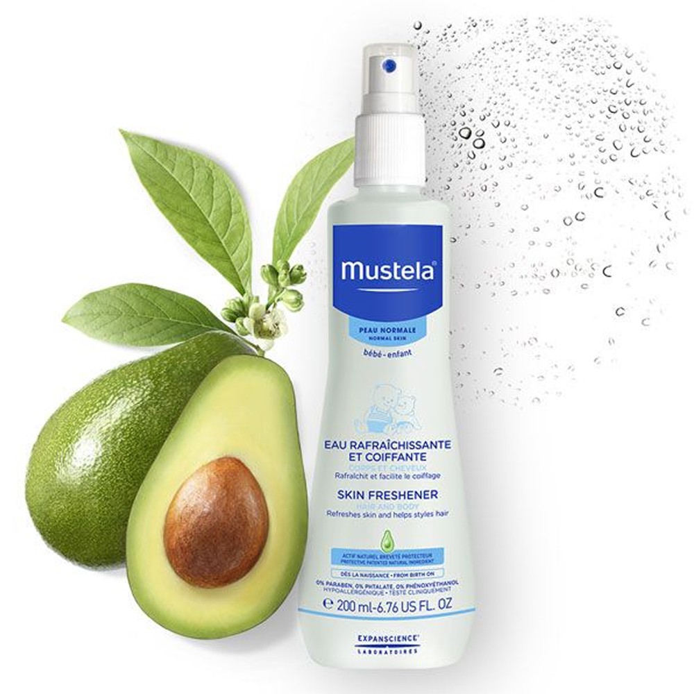 Mustela Skin Freshener Hair and Body Spray Untuk Kulit Dan Rambut Bayi - 200ml