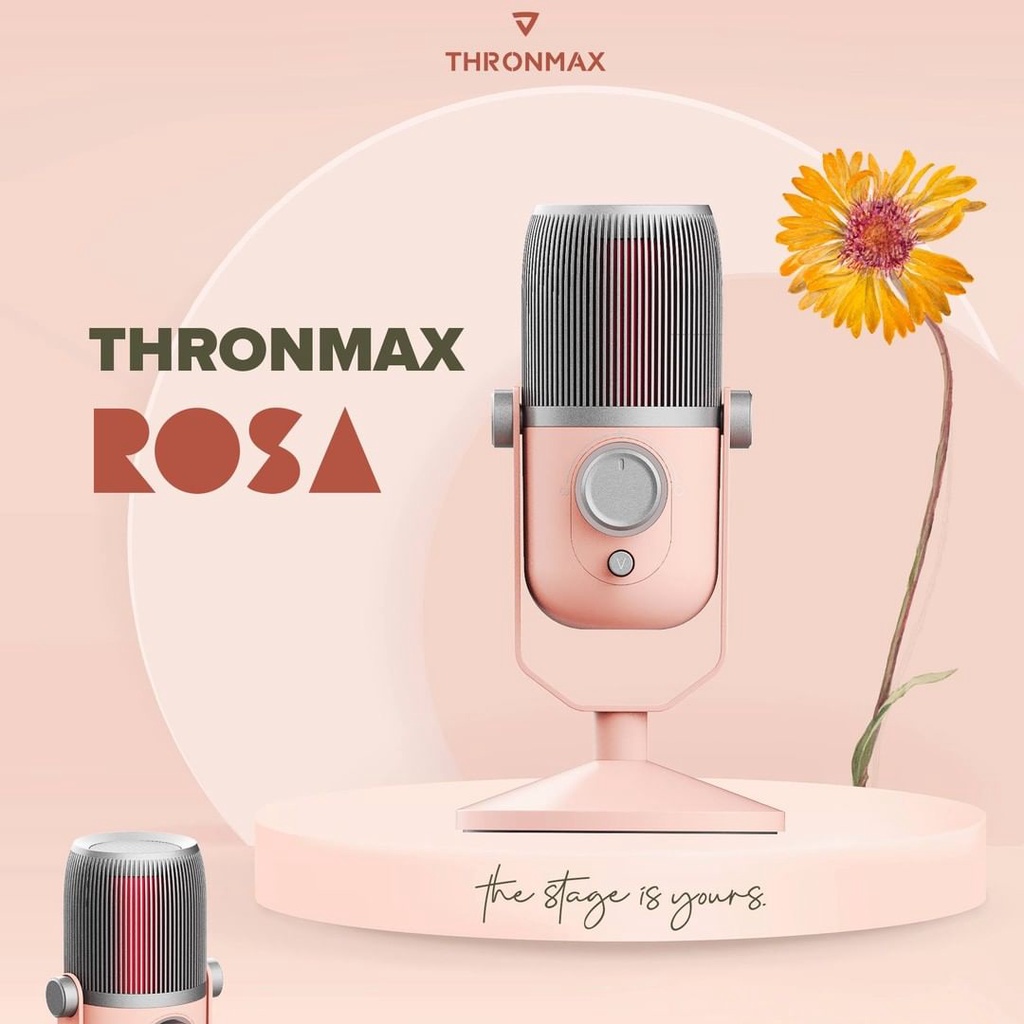 Thronmax M4 MDRILL ROSA PLUS USB Microphone Stream - Pink