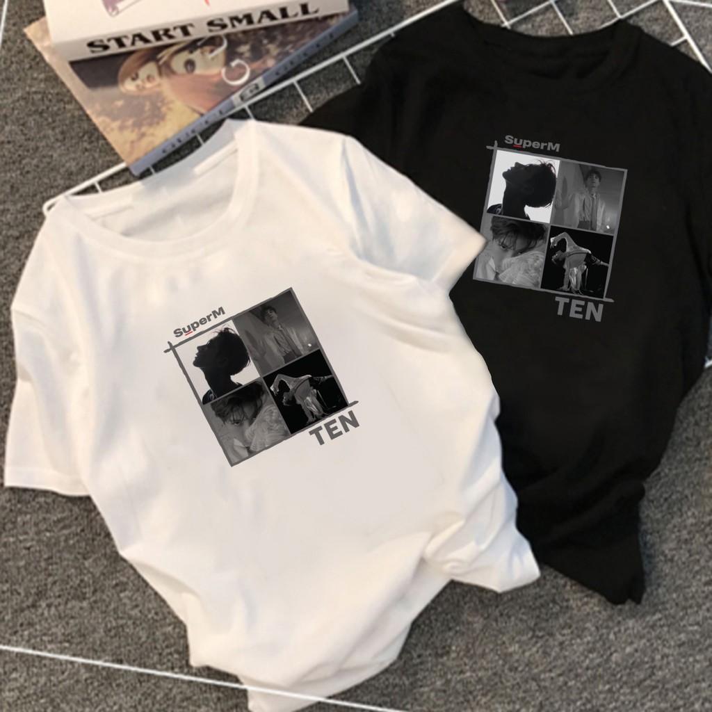 Kaos Kpop Unisex SuperM Ten Photo