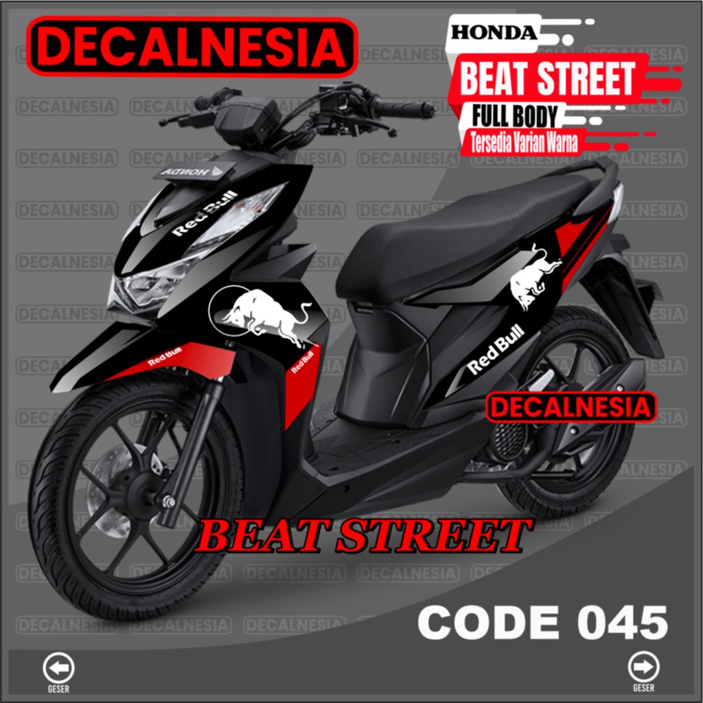 Decal Beat Street FullBody New 2020 2021 Sticker Motor Roadrace Racing Stiker Variasi Aksesoris