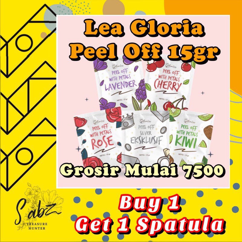 Peel Off Mask Petals By Lea Gloria 15 gram Masker Peel Off Mask Lea Gloria