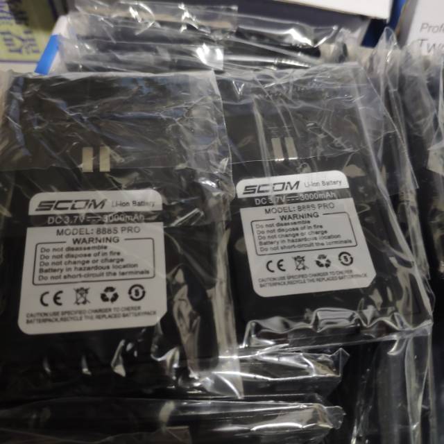 Battery baterai  original HT Scom 888s PRO 3000mAh