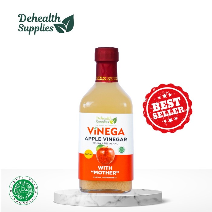 

Dehealth Supplies Vinega Apple Vinegar (Cuka Apel Alami) 500ml (BERKUALITAS)