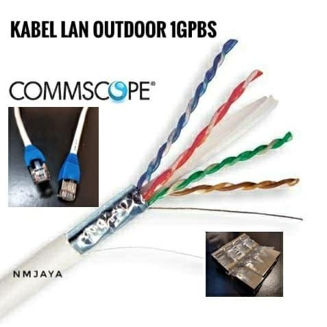 Utp Cab | Kabel Lan Outdoor Ftp Cat5E F/Utp Amp Commscope 30Meter Siap Pakai