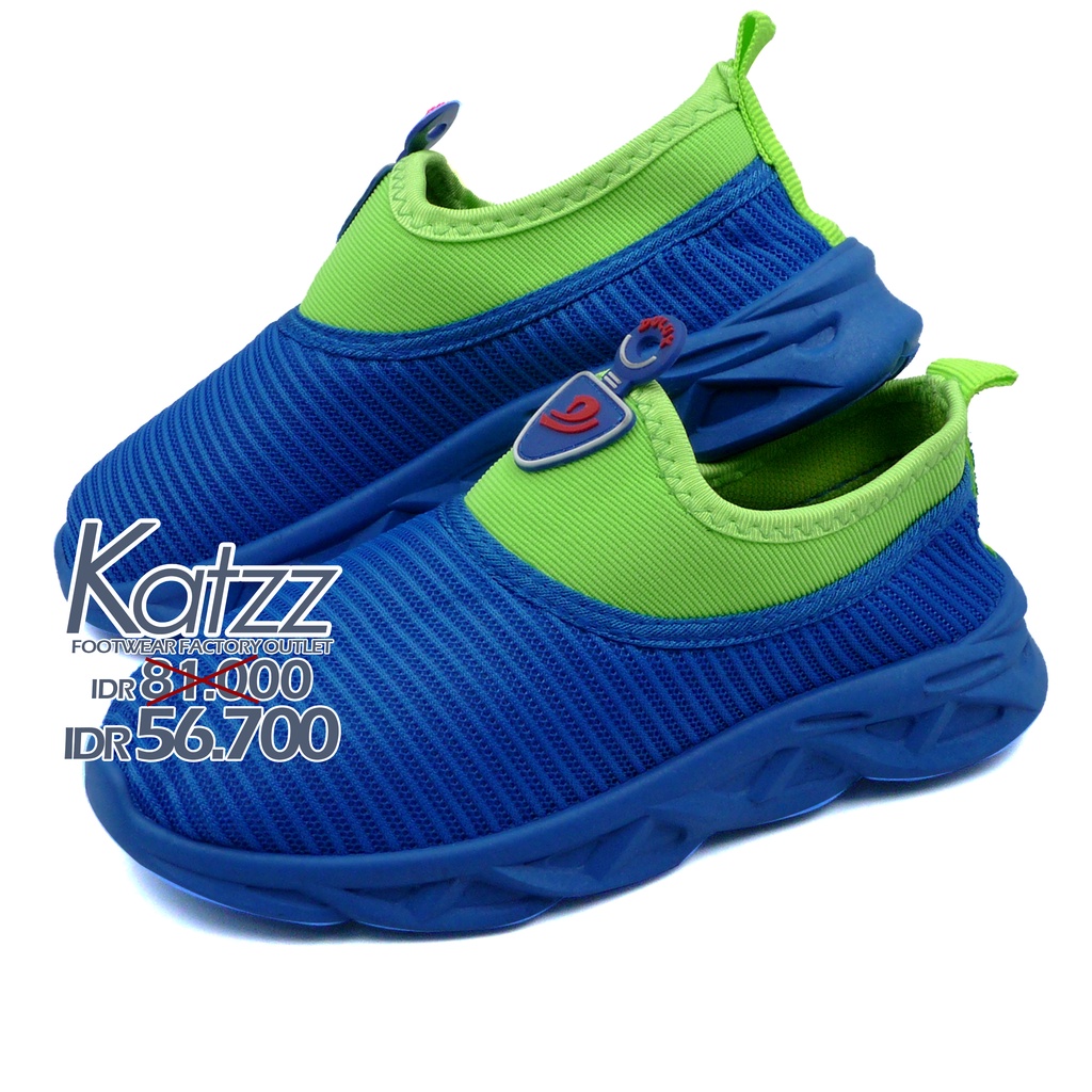 Katzz - Sepatu Slip On Anak Uk 25 - 35 / Sepatu Anak Perempuan / Sepatu Anak Laki Laki / Sepatu Kare