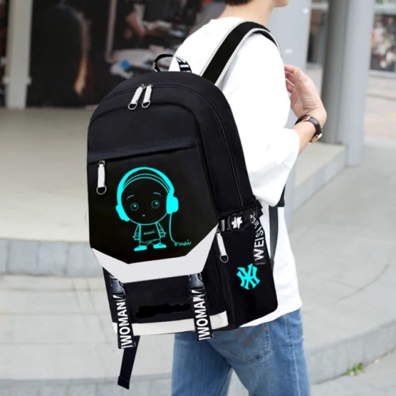 tas ransel SD SMP SMA anak laki-laki terbaru model Korea/tas anak cowok SD SMP SMA/backpack pria tas punggung pria