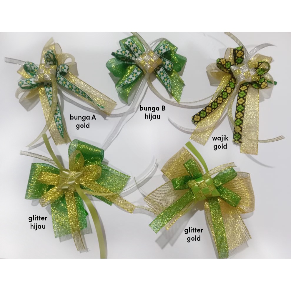 

Pita Parcel Hias Idul Fitri/ Lebaran glitter seri 2