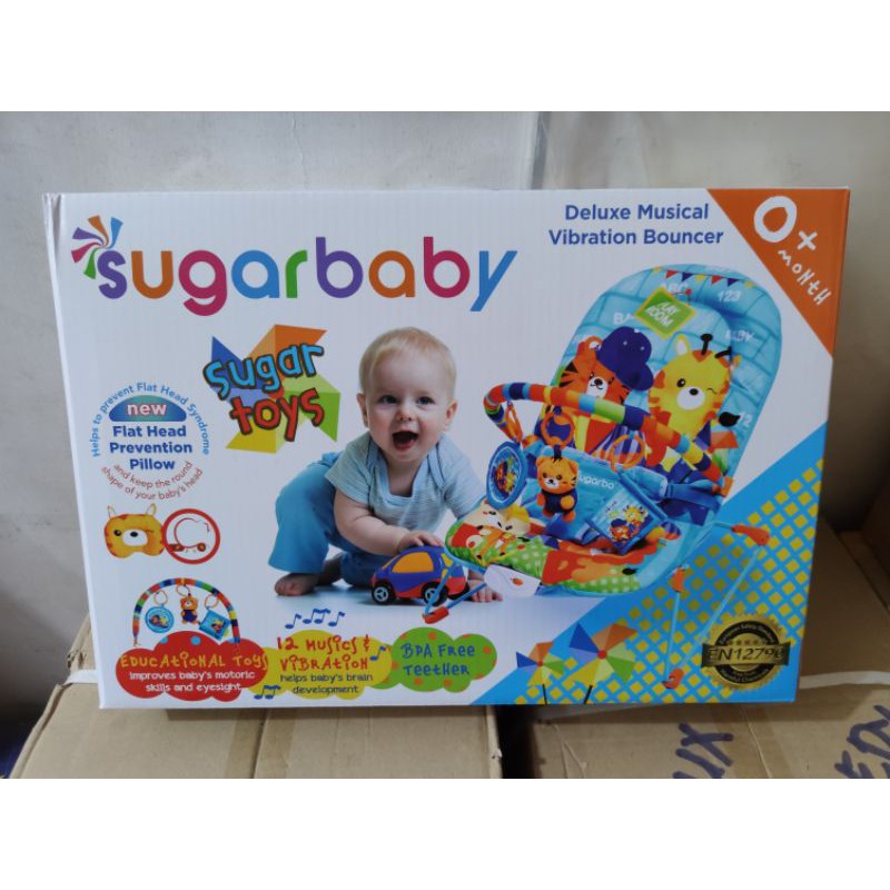 Spacebaby SugarBaby Bouncer Deluxe 1 Recline