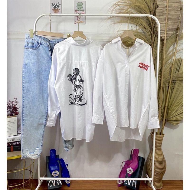 KEMEJA MICKEY DISNEY OVERSIZE T-shirt