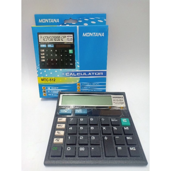 

CALCULATOR MONTANA 512 HITAM
