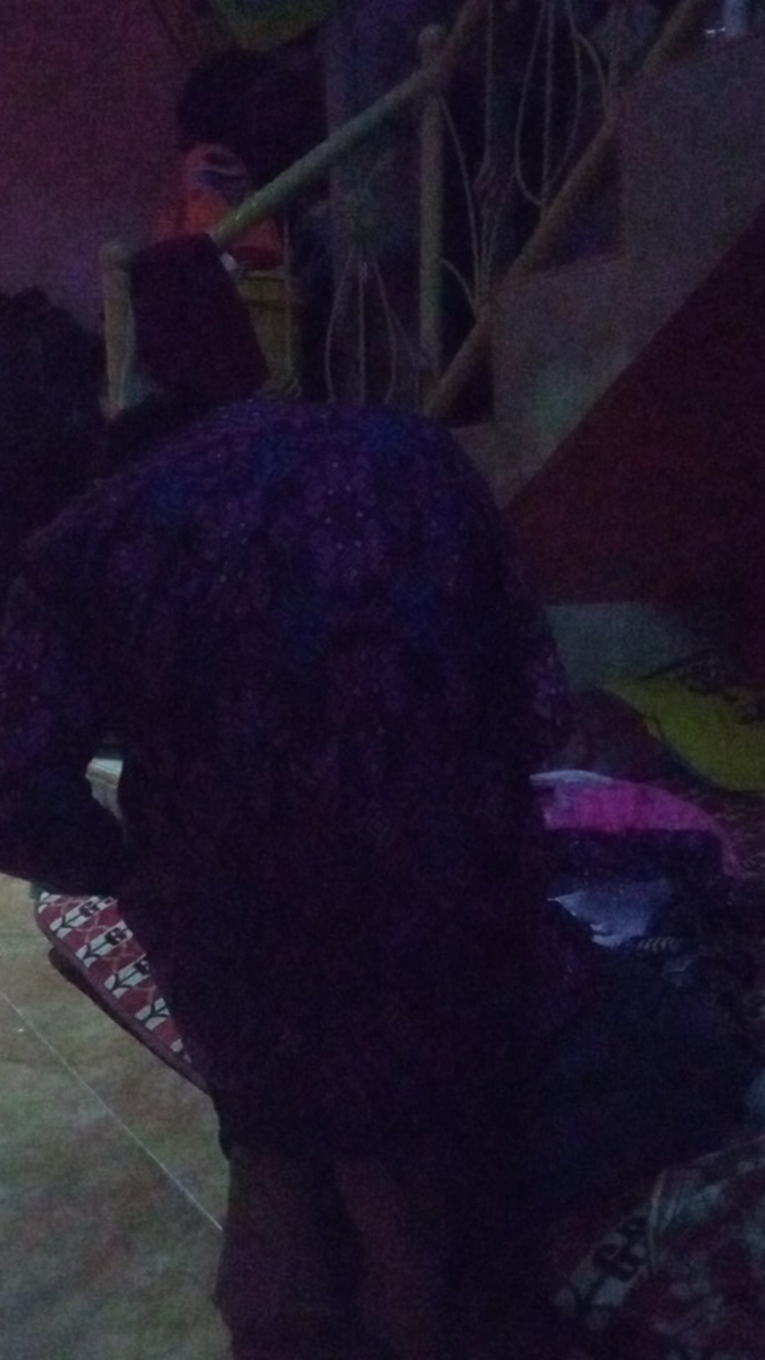 Maciku Kemeja Batik Motif Songket Lengan Panjang Warna Ungu 3634