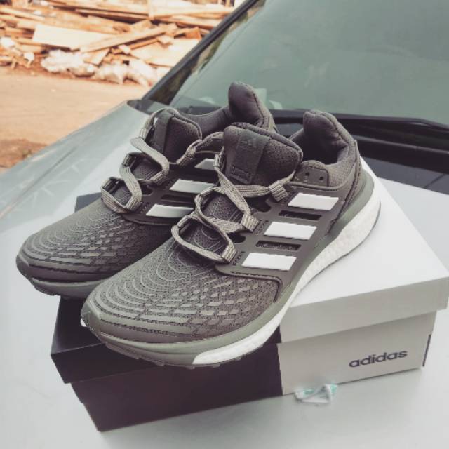 Termurah sneakers adidas energy boost grey original