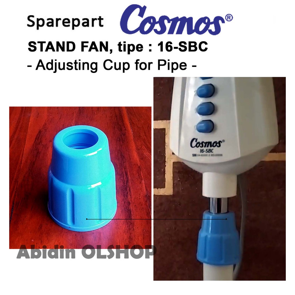 Spare part kipas angin COSMOS Stand Fan 16-SBC. Pipe Adjuster pengatur tinggi kipas