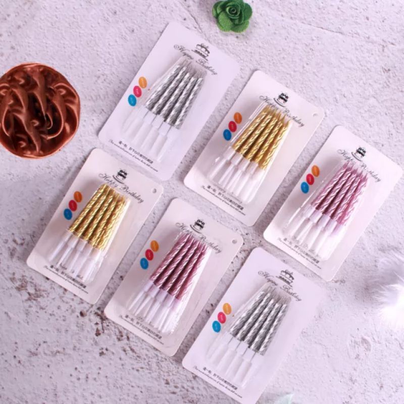 Lilin Spiral Kecil / Lilin Ulir Kecil