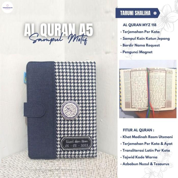 

AL QURAN TERJEMAHAN LATIN PER KATA A5 SAMPUL MOTIF KATUN / A5 MYZ 118