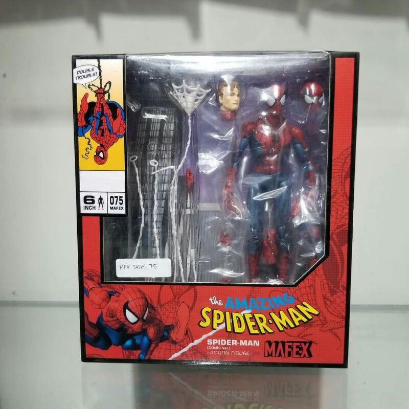 mainan figureMafex 075 comic The Amazing spiderman
recast mafex
detail artikulasi