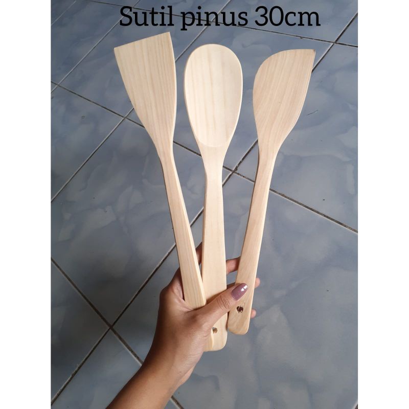 Sutil Kayu/ eros Kayu pinus/ Solet Kayu PINUS Panjang 30 cm