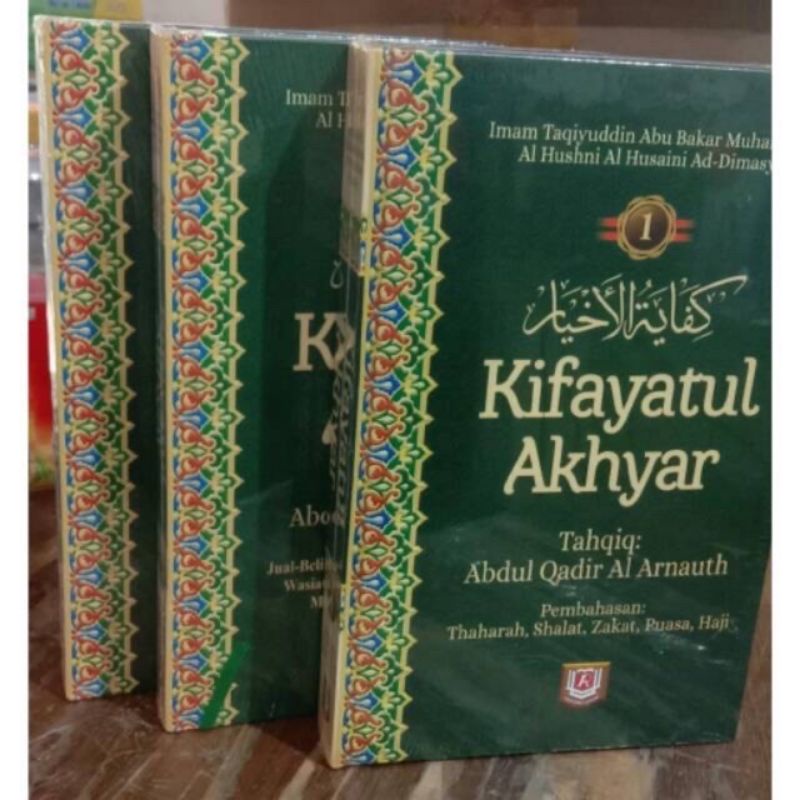 Jual Paket 3 Buku Kifayatul Akhyar Jilid 1 2 3 Pustaka Azzam