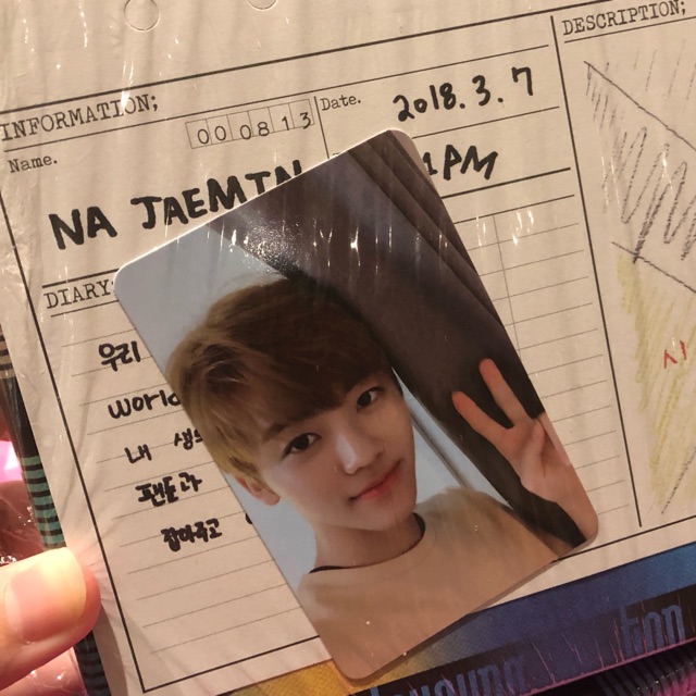NCT 2018 Empathy Jaemin photocard + diary