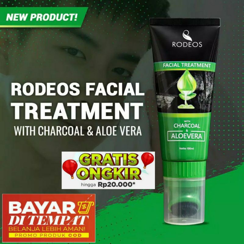 FACIAL TREATMENT || Rodeos Men With Charcoal & Aloevera || Original Rodeos