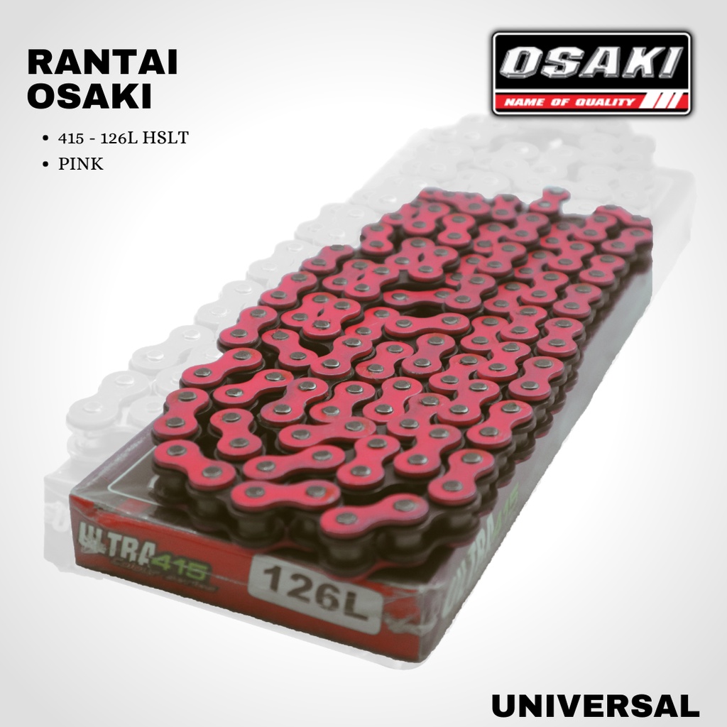 Rantai osaki 415 x 126L warna