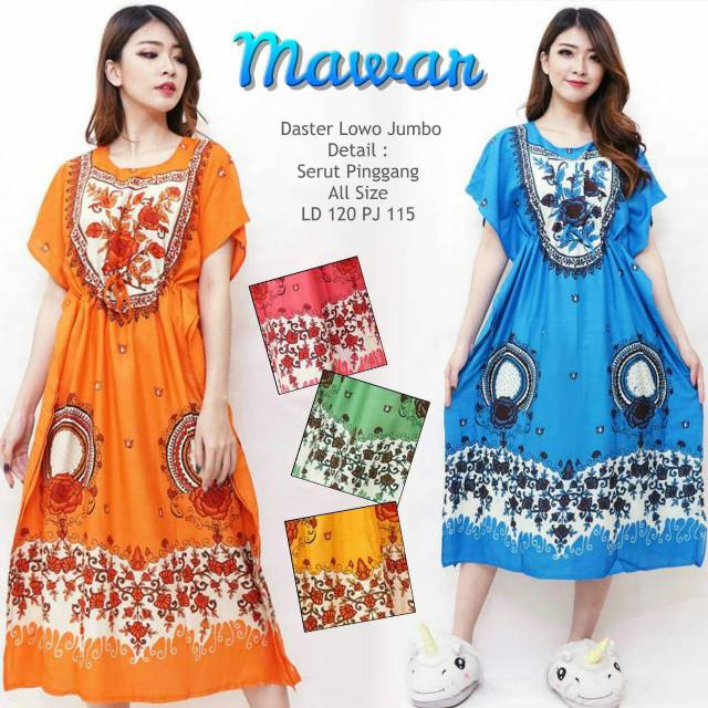 Daster lowo mawar jumbo ld120