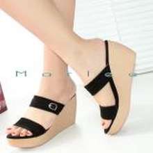 MARLEE DOUBLE STRAP WEDGES SANDAL WANITA CC-14